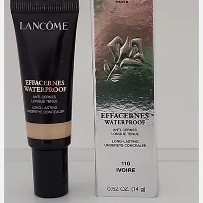 New ~  Lancome Effacernes Waterproof Under eye  Concealer ~ 0.5oz ~ 110 Ivoire - Image 1 of 2