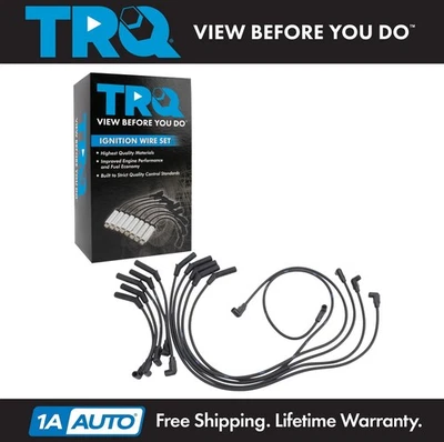 Juego de cables de bujía TRQ para Dodge Ram 2500 Ram 3500 1994-2003 Foto 1 de 4