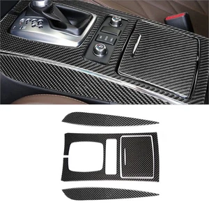 4Pcs Carbon Fiber Gear Shift Panel Cover Trim For Infiniti FX 2009-13/QX70 14-17 - Picture 1 of 12