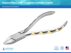 Adams Pliers with Tungsten Carbide Inserts ARTMAN - Picture 1 of 8