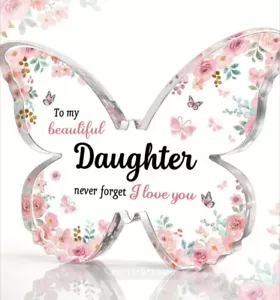 Acrylic Table Decoration Gifts For Daughter-Birthday,Christmas,Graduation - Picture 1 of 7