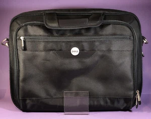 Sacoche pour ordinateur portable Dell NG763 noir Deluxe étui de transport + sangle 13 15 17" - Photo 1/5