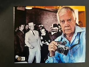 Bob Jackson autographed signed Oswald Ruby JFK photograph 8x10 photo Beckett BAS - Picture 1 of 1