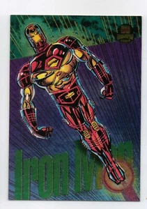 1994 Marvel Universe IRON MAN Power Blast Rainbow #7 Foil - Picture 1 of 2