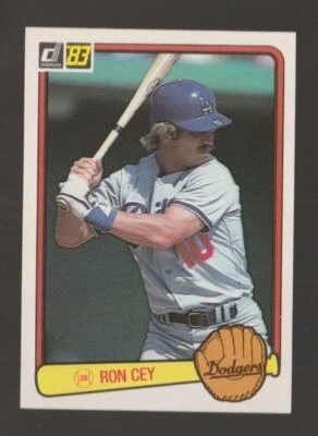 1983 Donruss Ron Cey Los Angeles Dodgers #84 Near Mint or Better - Image 1 of 2