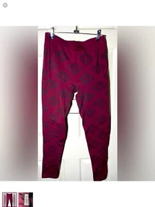 Leggings talla grande Burgandy Wine, 3x - Imagen 1 de 2