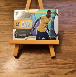 2022 Panini Prizm World Cup New Era Eder Militao #13 Brazil, Real Madrid - Picture 1 of 2