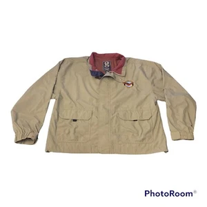 Vintage Men's Gear for Sports Olive Green Zip Up-Button /Pockets Jacket Sz XL - Picture 1 of 7