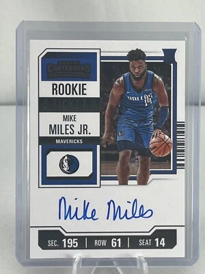 2023-24 Contenders Basketball Mike Miles Jr Rookie On Card Auto - Image 1 of 2