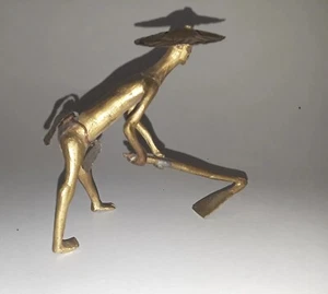 Antique Ashanti Goldweights Farmer Akan Gardner Bronze Africa Gold weight - Picture 1 of 5