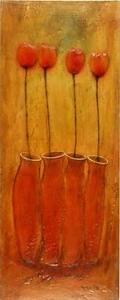 Sophie R. Hallonquist Original Öl und Enkaustik auf Tafel - Bild 1 von 1