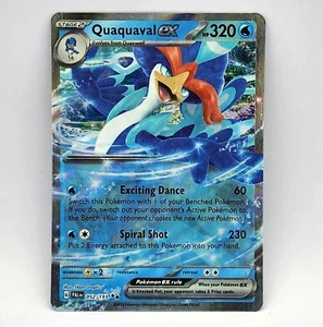 Quaquaval ex 052/193 Double Rare Holo Paldea Evolved Pokemon TCG - Picture 1 of 2