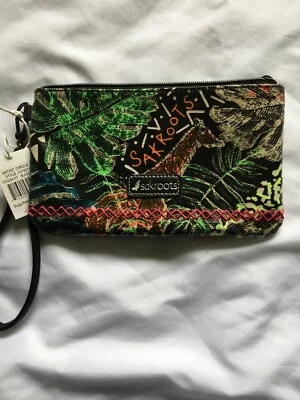 Sacroots Wristlet Artist Circle Black Wild Life Novo com etiquetas - Imagem 1 de 4