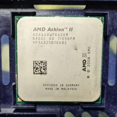 AMD Athlon Ii X4 640 3.0 Ghz Quad-Core Socket AM3 CPU Processor ADX640WFK42GM - Image 1 of 2