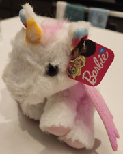 Barbie Loves Pets Unicorn Plush Stuffed Toy Animal Pink 7 Inch With Tags