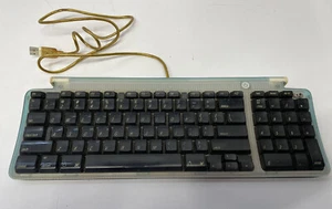 Vintage Apple Blue 1998 Keyboard Model M2452 USB 3872P911 Missing One Key - Picture 1 of 8