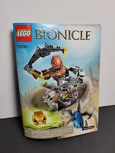 Lego 2015 Bionicle Pohatu Master of Stone, 70785 - Manual Booklet Only instruct - Picture 1 of 3
