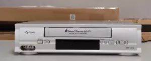 FUNAI VIDEOREGISTRATORE VHS 6 TESTINE STEREO CON TELECOMANDO - Foto 1 di 5