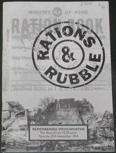 WOOLWORTHS BOMBING WW2 South London V2 Rocket Disaster New Cross November 1944 - Imagen 1 de 1