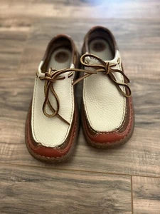 Born Wayz Women’s 6.5 Miles Slip On Shoes Clogs Three Tone Cream And Browns GUC - Picture 1 of 9