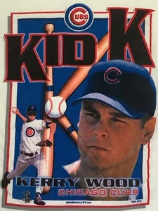 Camiseta De Colección Años 90 Starter Chicago Cubs Kerry Wood KID K 1998 20K Talla L Grande - Imagen 1 de 4