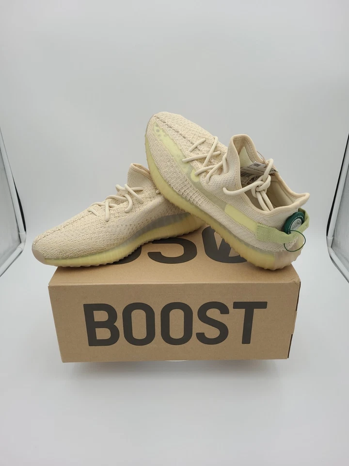 Adidas Yeezy Boost 350 V2 lino blanco roto para hombre talla 10,5 - Ye Kanye DS YZY NUEVO EN CAJA Foto 1 de 4
