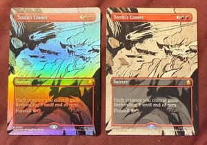 Magic the Gathering Avatar Airbender Sozin's Comet M0309 senza bordi + lamina - Foto 1 di 2