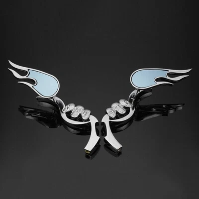 Motorcycle Chrome Rearview Side Mirrors For Honda Shadow ACE VT VF 700 750 1100 Foto 1 de 4