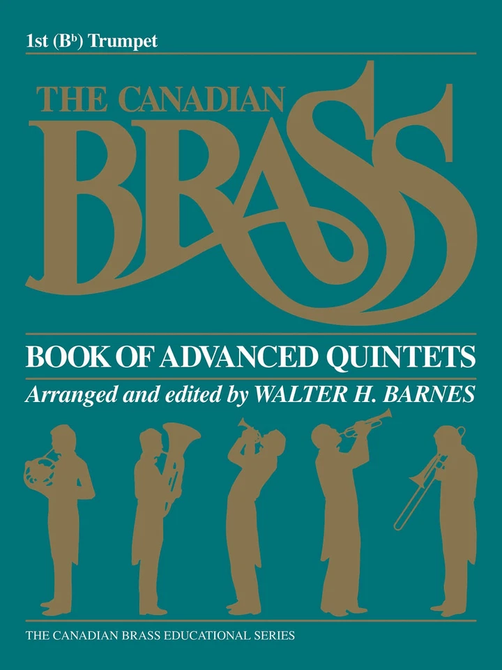 Canadian Brass Book of Advanced Quintets Bb Trumpet 1 Part Classical Sheet Music - Image 1 of 1