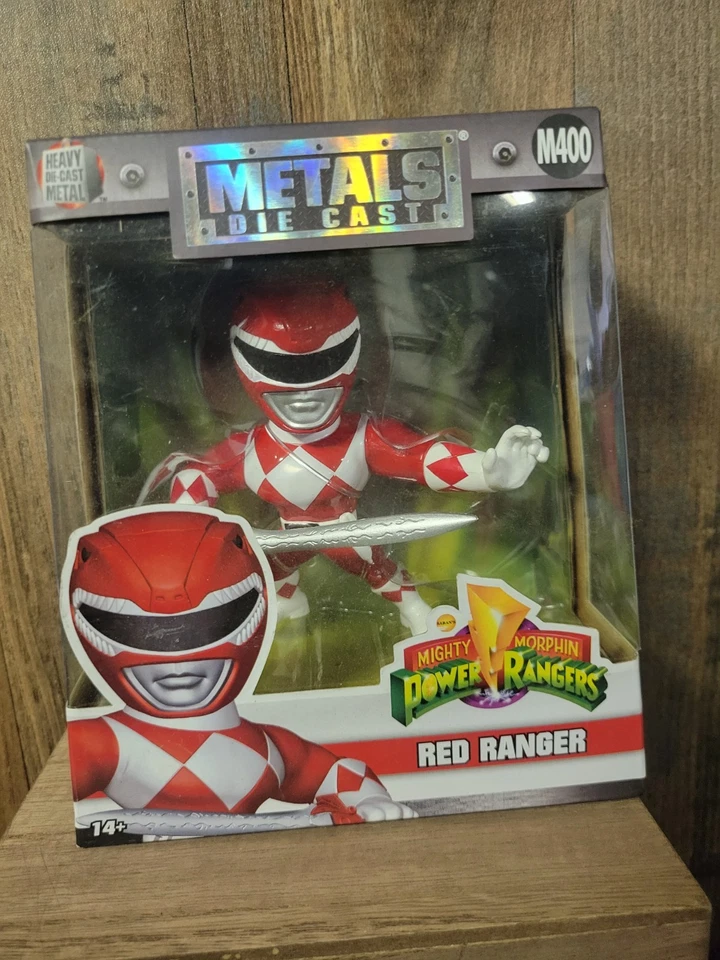 Figura diecast de 4 pulgadas Jada Metals Die-cast Power Rangers Red Ranger NUEVO Foto 1 de 1
