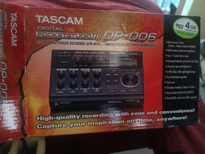 Tascam DP-006 Digital Pocket Studio Multi-Track Recorder + UK Charger - VGC - Picture 1 of 4