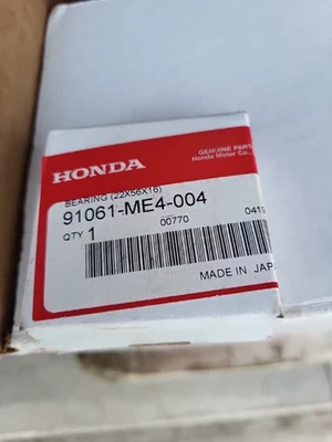 Nuevo de Lote Antiguo 91061-ME4-004 Genuino Honda OEM Transmisión Final RODAMIENTO Foto 1 de 4
