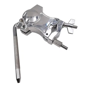 Drum Cowbell Clamp Two Different Wrench Open Design Accessories L Rod Holder - Picture 1 of 5