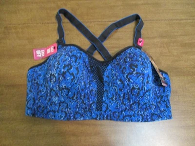 SUJETADOR DEPORTIVO IMPACTO MEDIO MAIDENFORM AZUL NEGRO 36DD Foto 1 de 3