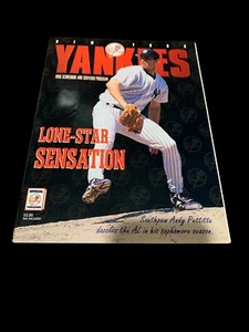 "New York YANKEES"1996 Scorebook & Souvenir Program vs Seattle 8/16-8/18 - Picture 1 of 9