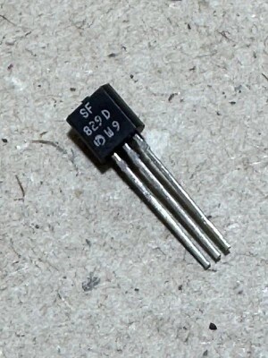 25x SF829 D SF-829-D NPN HF, Breitband-Transistor 80V 500mA 735mW 60MHz #AS-L06 - Bild 1 von 4