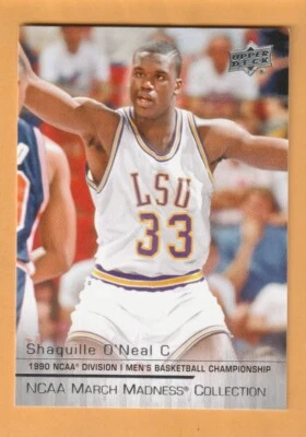 Shaquille O'Neal LSU Tigers 2014-15 Upper Deck March Madness #SO1 Shaq HOF - Image 1 of 2