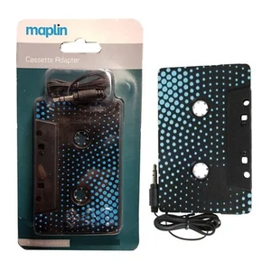 Maplin Cassette Adapter For Cars Or Audio Player With Built In-Car Cassette Deck