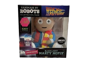 Handgefertigt von Robots FanExpo Strick schwarzes Licht Marty McFly zurück in die Zukunft - Bild 1 von 4