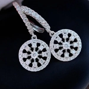 Orecchini pendenti con gancio con strass - Foto 1 di 1