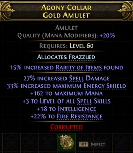 Amulet +3 Stromweaver Spark Mana Standard Softcore Path of Exile 2 PoE2 - Picture 1 of 1
