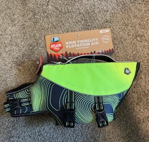 Arcadia Trail High Visibility Yellow Dog Flotation Life Jacket Size Small NEW - Picture 1 of 1
