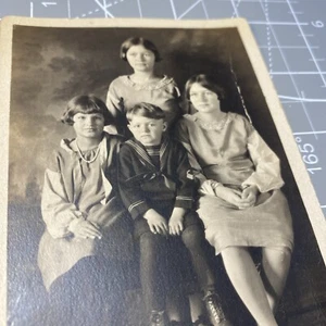 Central Texas Vintage Photo Portrait Four children studio pic - Picture 1 of 12