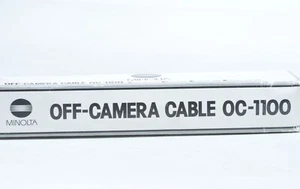 Minolta Off-Camera Sync Cord Cable OC 1100 Hotshoe Adapter for α-9 a-7, i, xi - Picture 1 of 2