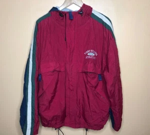 Tommy Hilfiger Men's Size XL Jacket Athletic Zip Front Hooded Windbreaker - Picture 1 of 12