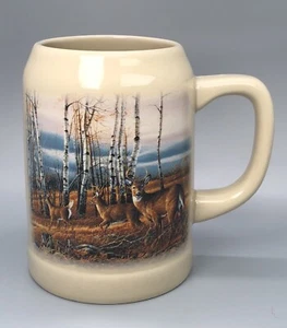 Wildlife Art Printed Beer Stein Mug / Limited Edition Terry Redlin Nature Scene - Picture 1 of 6