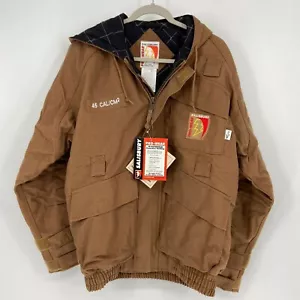 Salisbury Pro-Wear 45 Cal /CM2 Safety Heavy Jacket Size Medium ACOWHJ4530BRN FR - Picture 1 of 12