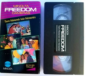 Minolta Freedom Cameras - Turn Moments Into Memories VHS Video Tape1992 Camera - Picture 1 of 4