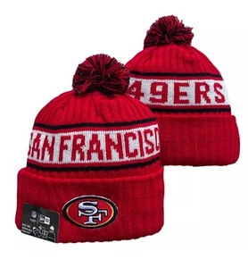 San Francisco 49ers Hat Team Cuffed Thermal Fleece Lined Knit Beanie Cap NFL🦊 - Picture 1 of 1