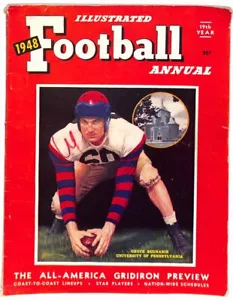 1948 revista anual ilustrada de fútbol americano Chuck Bednarik univ. Penn 181697 - Imagen 1 de 1